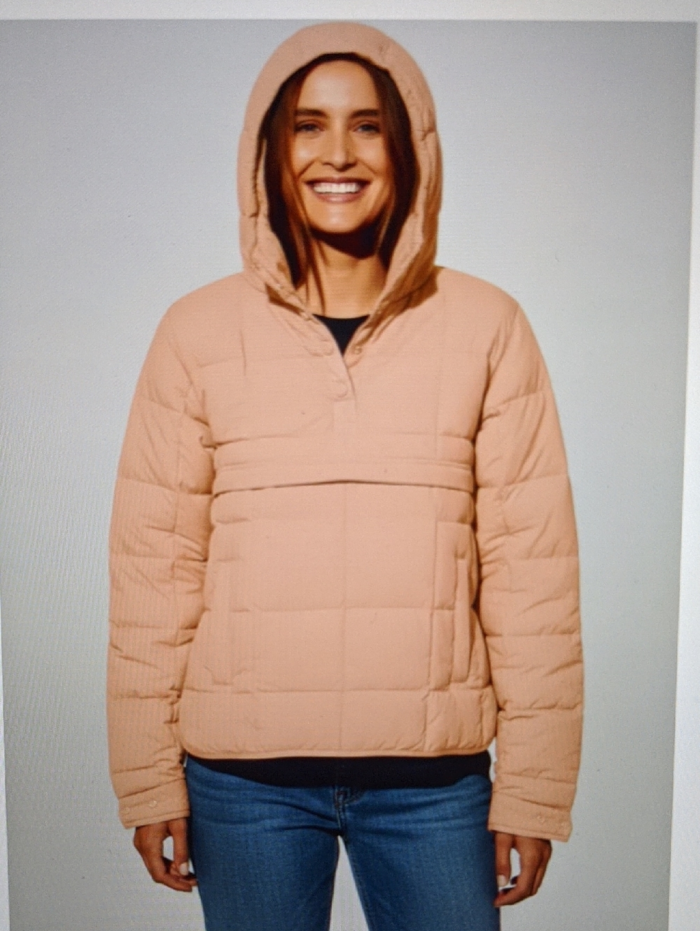 NWOT - Auvora Pullover Puffer - Small - Pink